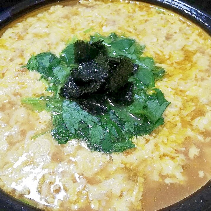 土鍋で満腹♪和風カレー雑炊